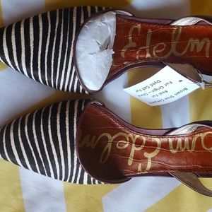 Sam Edelman Fur Slingbacks